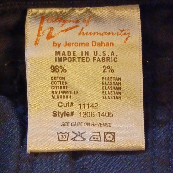 CITIZENS OF HUMANITY Black Elson Medium Rise Straight Leg Jeans. Size 29 - Picture 14 of 16